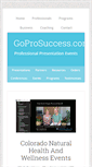 Mobile Screenshot of goprosuccess.com