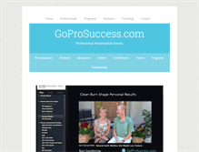 Tablet Screenshot of goprosuccess.com